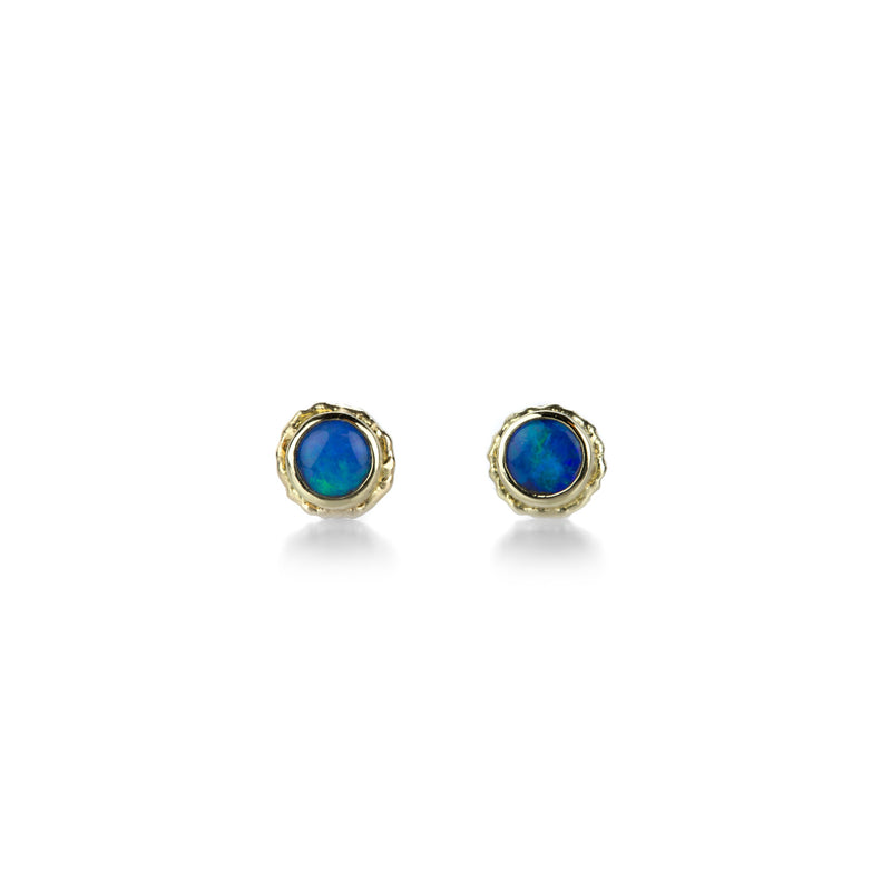 Jamie Joseph Round Opal Stud Earrings | Quadrum Gallery