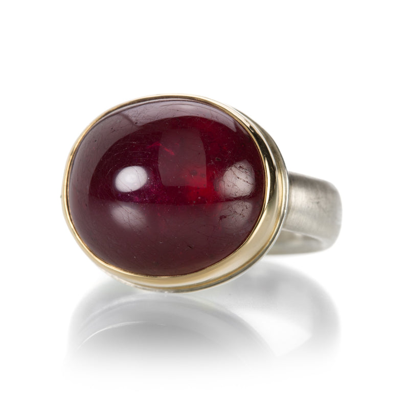 Jamie Joseph Oval Smooth African Ruby Ring | Quadrum Gallery