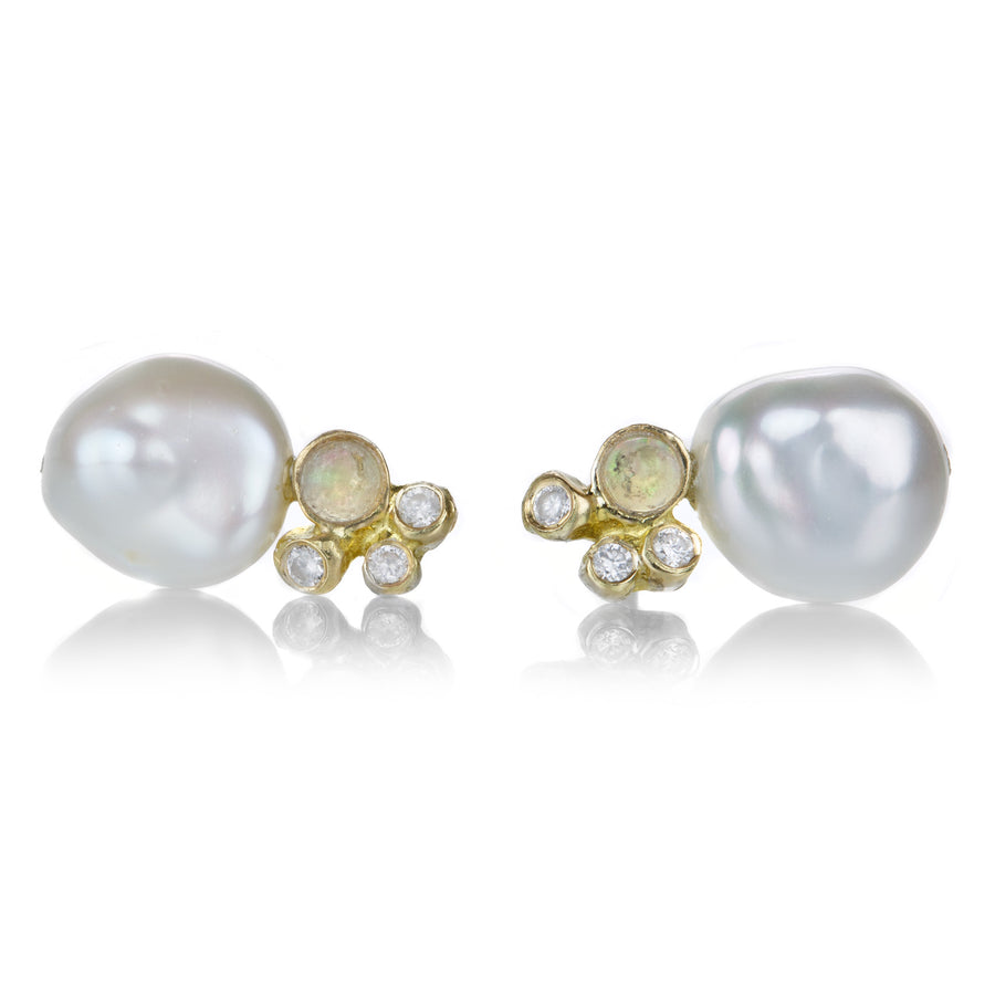 Kimberlin Brown Paisley Keshi Pearl Studs | Quadrum Gallery