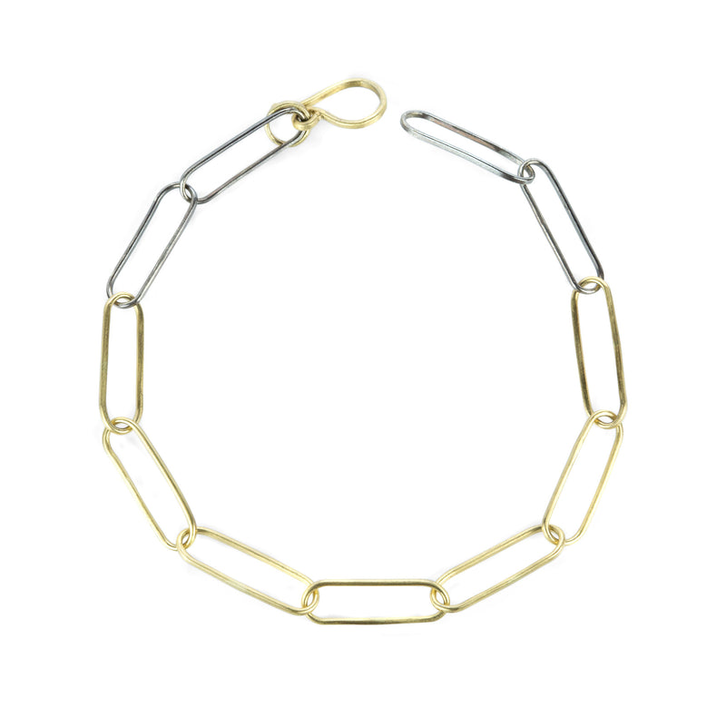 Kate Maller Black & Gold Luxe Chain Bracelet | Quadrum Gallery