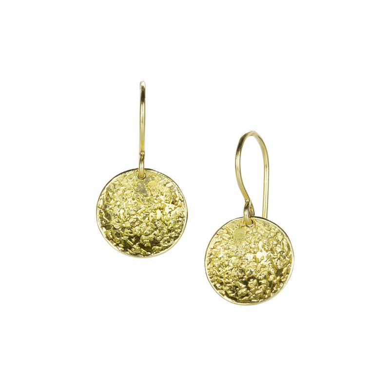 Kate Maller Double Gold Moon Surface Earrings | Quadrum Gallery