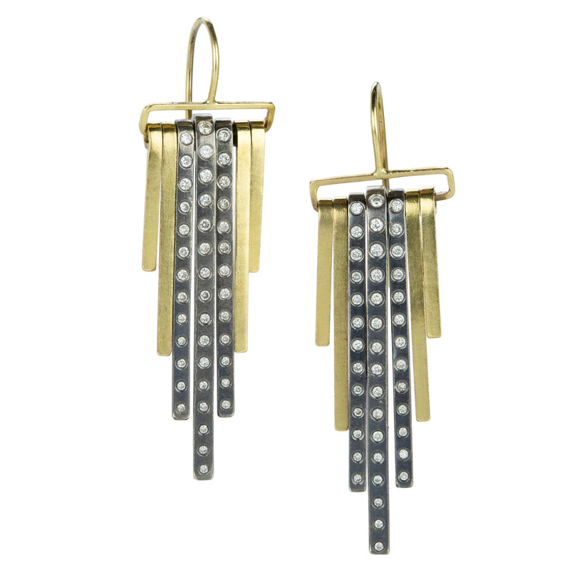 Kate Maller Decidedly Deco Diamond Earrings | Quadrum Gallery