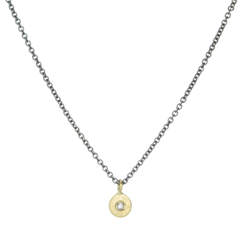 Kate Maller Yellow Gold Pebble Pendant Necklace | Quadrum Gallery