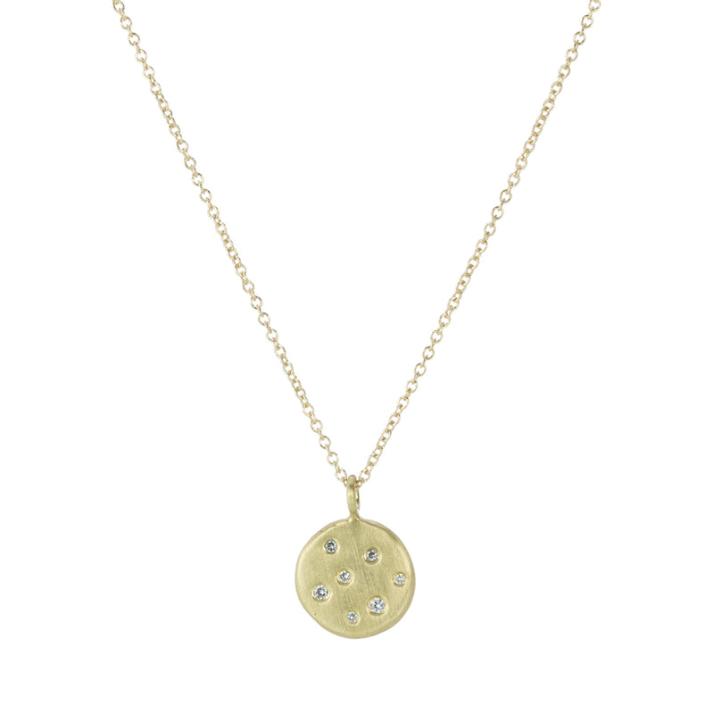 Kate Maller Golden Disc Necklace | Quadrum Gallery