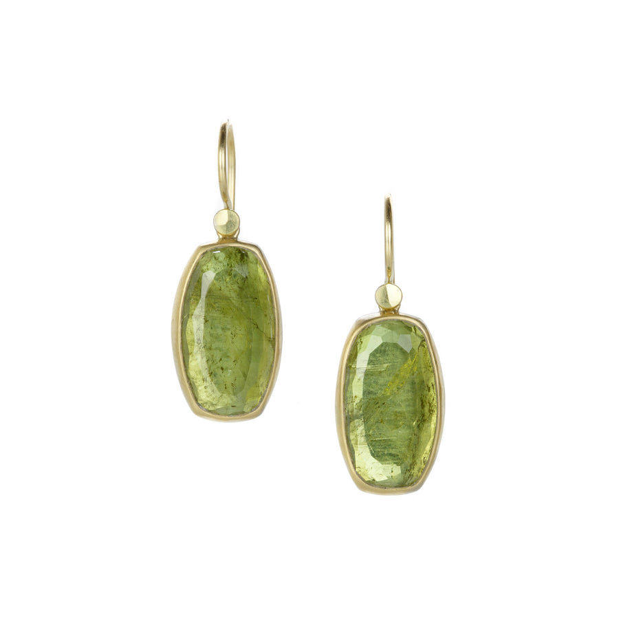 Lola Brooks Chartreuse Tourmaline Earrings | Quadrum Gallery