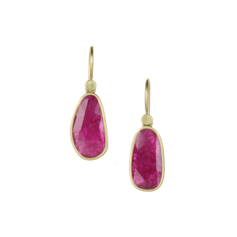 Lola Brooks Ruby Pebble Drop Earrings | Quadrum Gallery