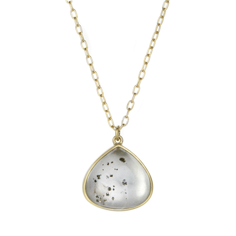 Lola Brooks Quartz with Pyrite Pendant Necklace | Quadrum Gallery