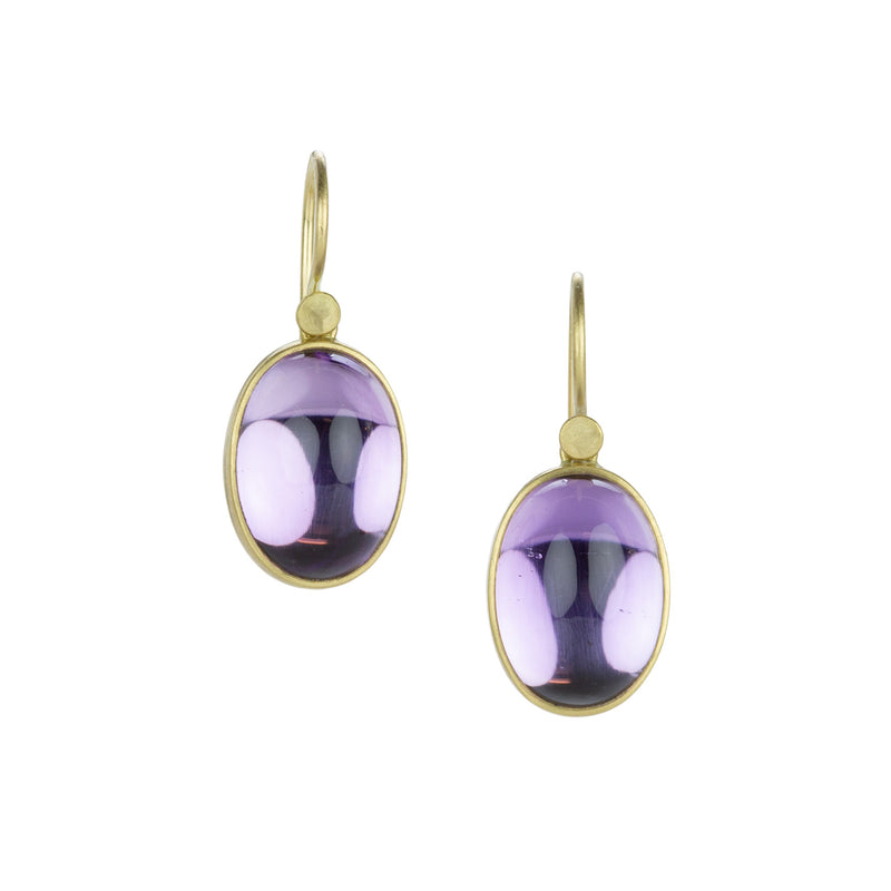 Lola Brooks Oval Pale Amethyst Drop Earrings | Quadrum Gallery