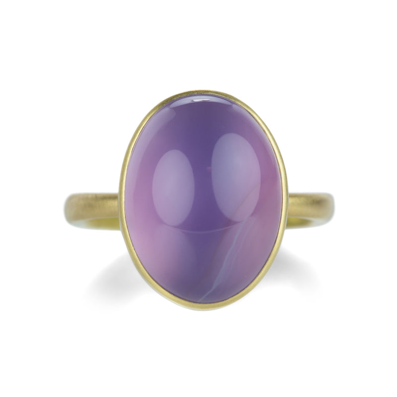Lola Brooks Oval Lavender Chalcedony Ring | Quadrum Gallery