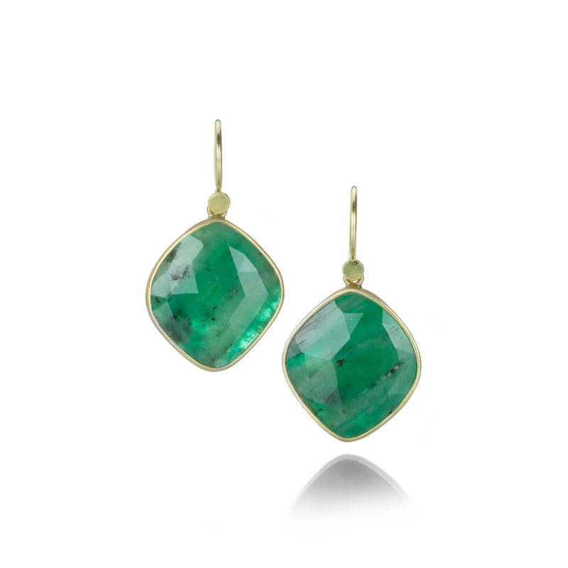 Lola Brooks African Emerald Drop Earrings | Quadrum Gallery