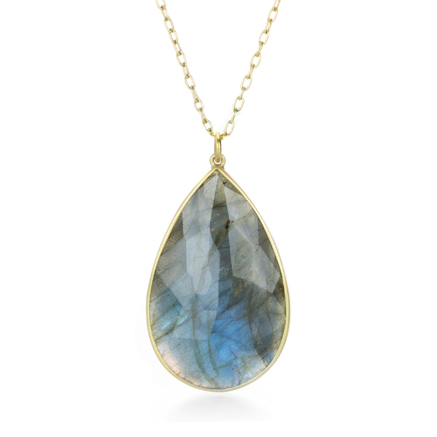 Lola Brooks Pear Shaped Labradorite Pendant Necklace | Quadrum Gallery