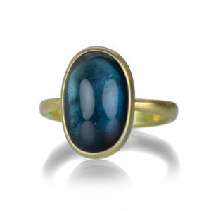 Lola Brooks Oval Blue Ombre Tourmaline Ring | Quadrum Gallery