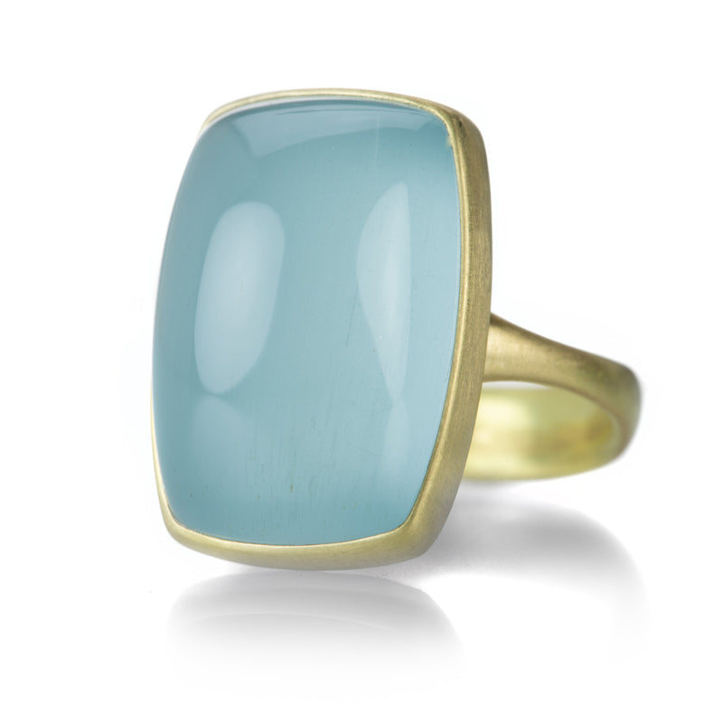 Lola Brooks Rectangular Aquamarine Cushion Ring | Quadrum Gallery