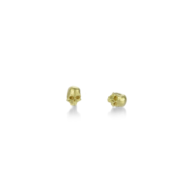 Lene Vibe 18k Mini Skull Studs  | Quadrum Gallery