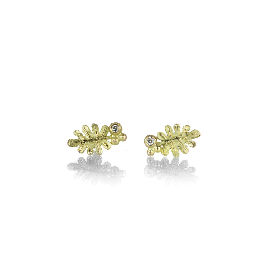 Lene Vibe Leaf Studs | Quadrum Gallery