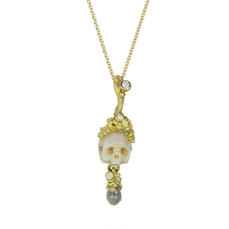 Lene Vibe Carved Fairy Skull Pearl Pendant (Pendant Only) | Quadrum Gallery