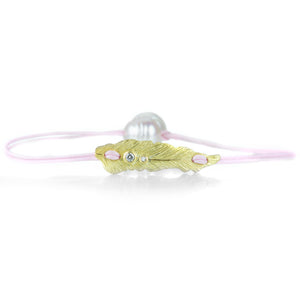 Lene Vibe Light Pink Feather Bracelet | Quadrum Gallery