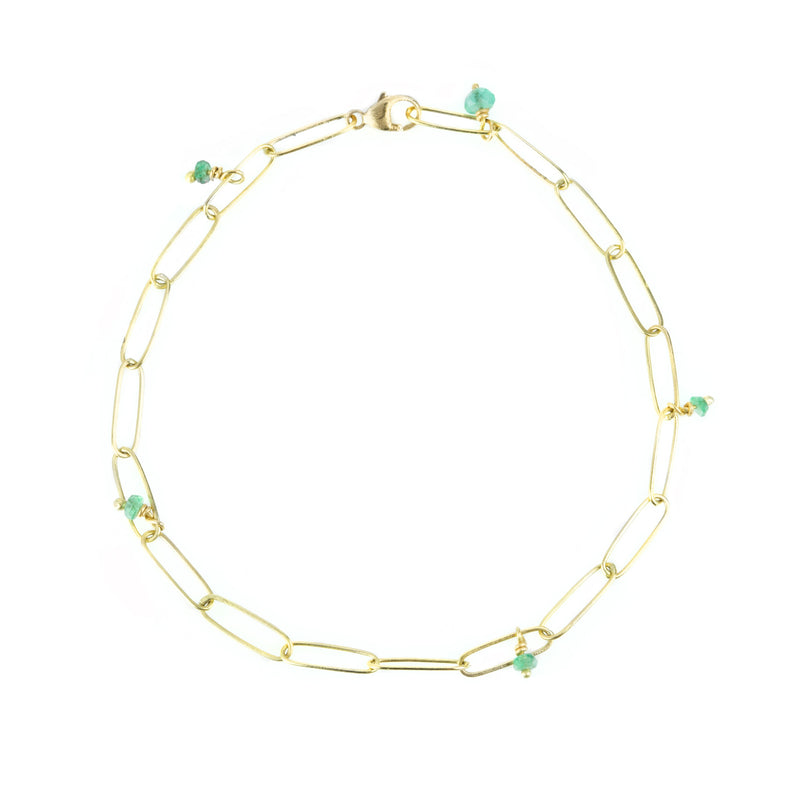 Lene Vibe Popsicle Bracelet with Emerald Beads | Quadrum Gallery