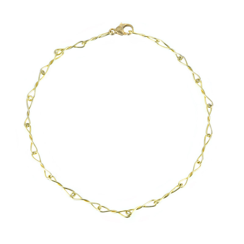 Lene Vibe Twisted Gold Link Bracelet | Quadrum Gallery