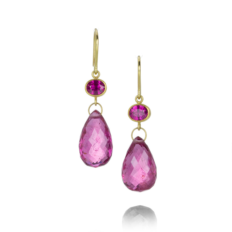 Mallary Marks Ruby and Rubellite Apple & Eve Earrings | Quadrum Gallery