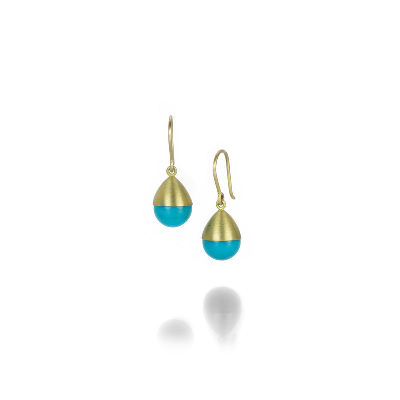 Mallary Marks Small Turquoise Buoy Earrings | Quadrum Gallery
