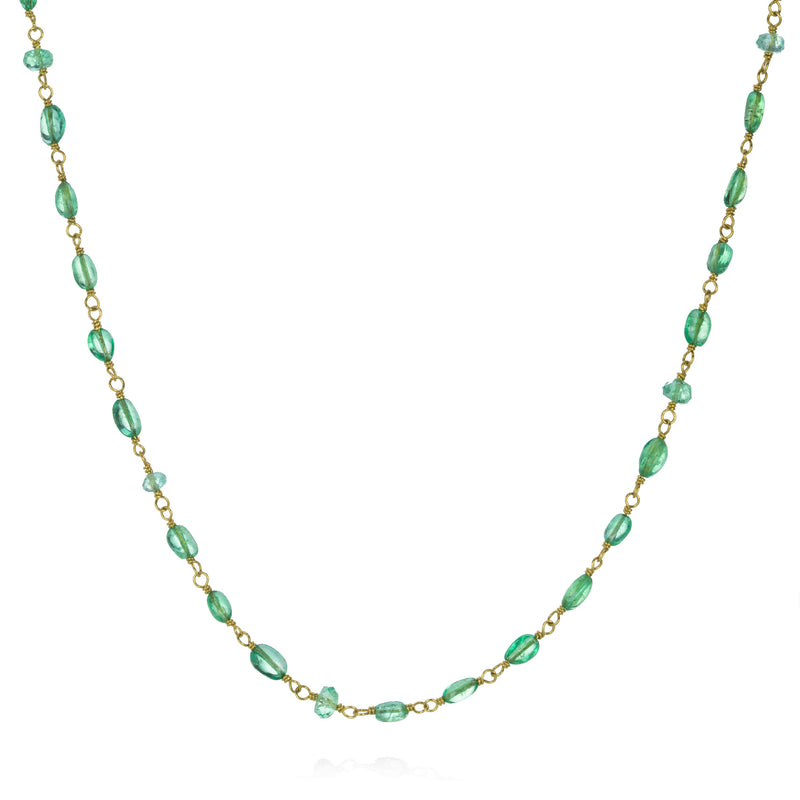 Mallary Marks Emerald Spun Sugar Necklace - 18" | Quadrum Gallery