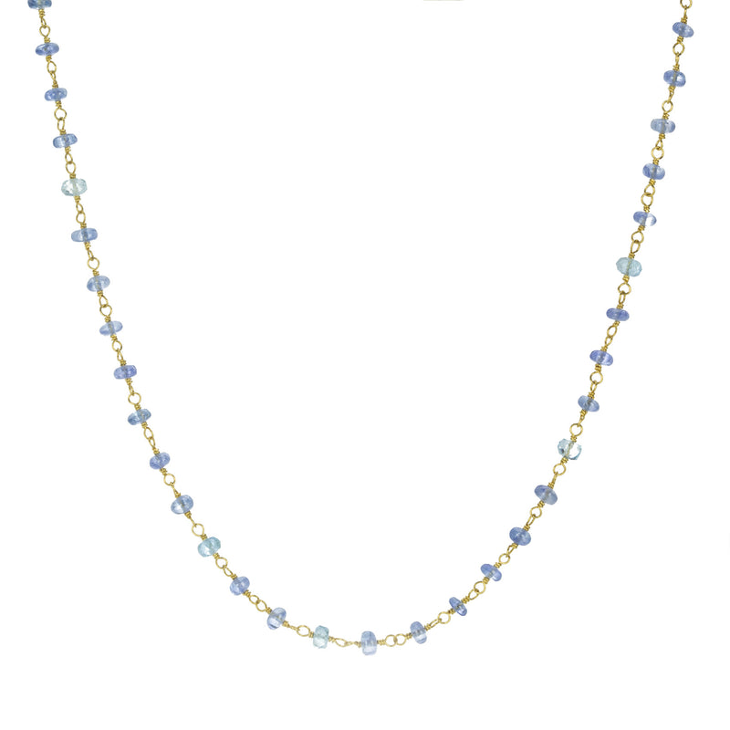 Mallary Marks Blue Sapphire and Aquamarine Spun Sugar Necklace | Quadrum Gallery