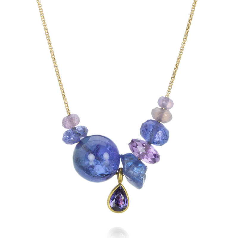 Mallary Marks Purple Collage Necklace | Quadrum Gallery