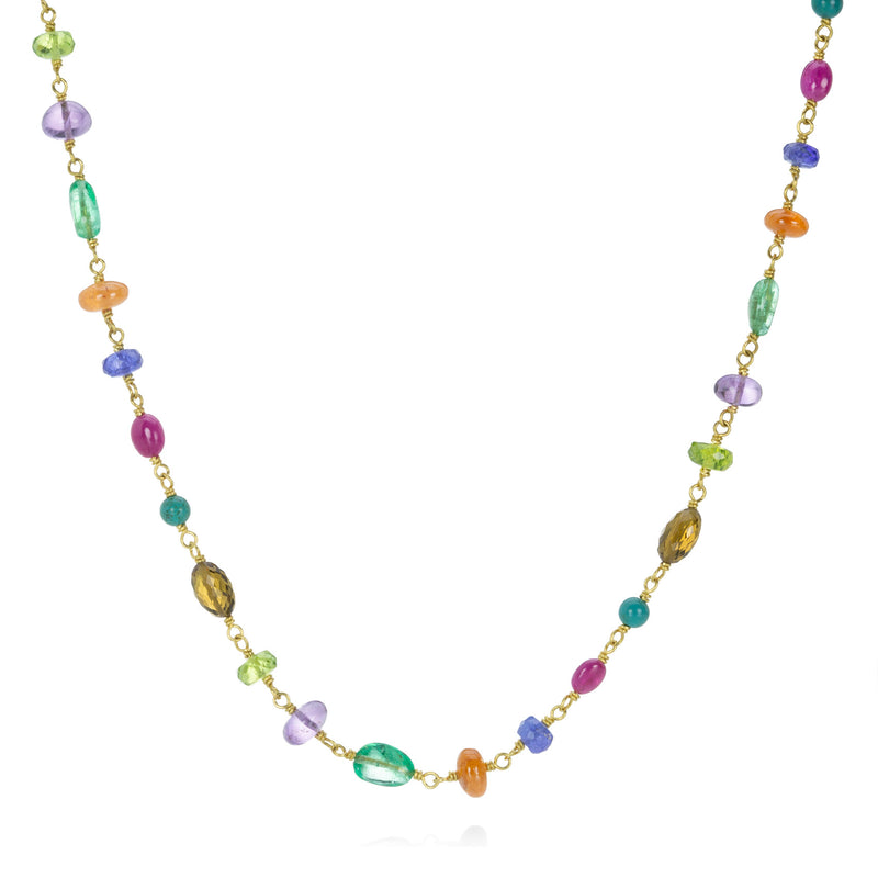 Mallary Marks Bright Multicolored Spun Sugar Necklace | Quadrum Gallery