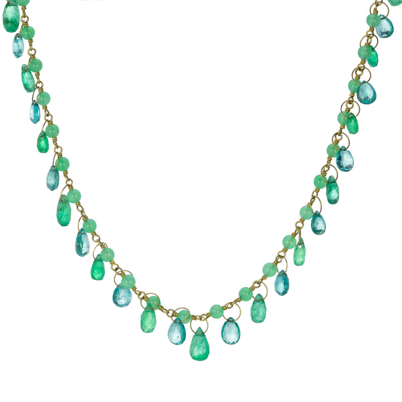 Mallary Marks Green Spun Sugar Briolette Necklace | Quadrum Gallery