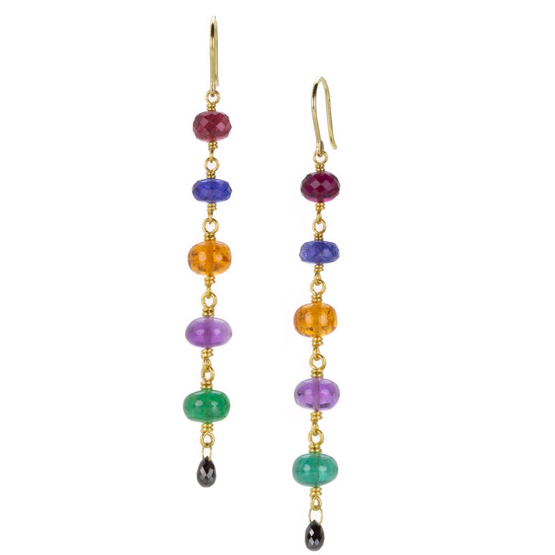 Mallary Marks Multicolored Spun Sugar Drop Earrings | Quadrum Gallery