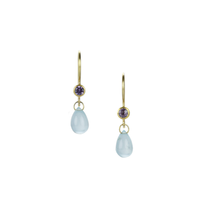 Mallary Marks Sapphire and Aquamarine Apple & Eve Earrings | Quadrum Gallery