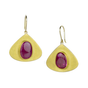 Mallary Marks Ruby Petal Earrings | Quadrum Gallery