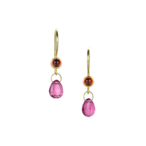 Mallary Marks Sapphire and Rubellite Apple & Eve Earrings | Quadrum Gallery