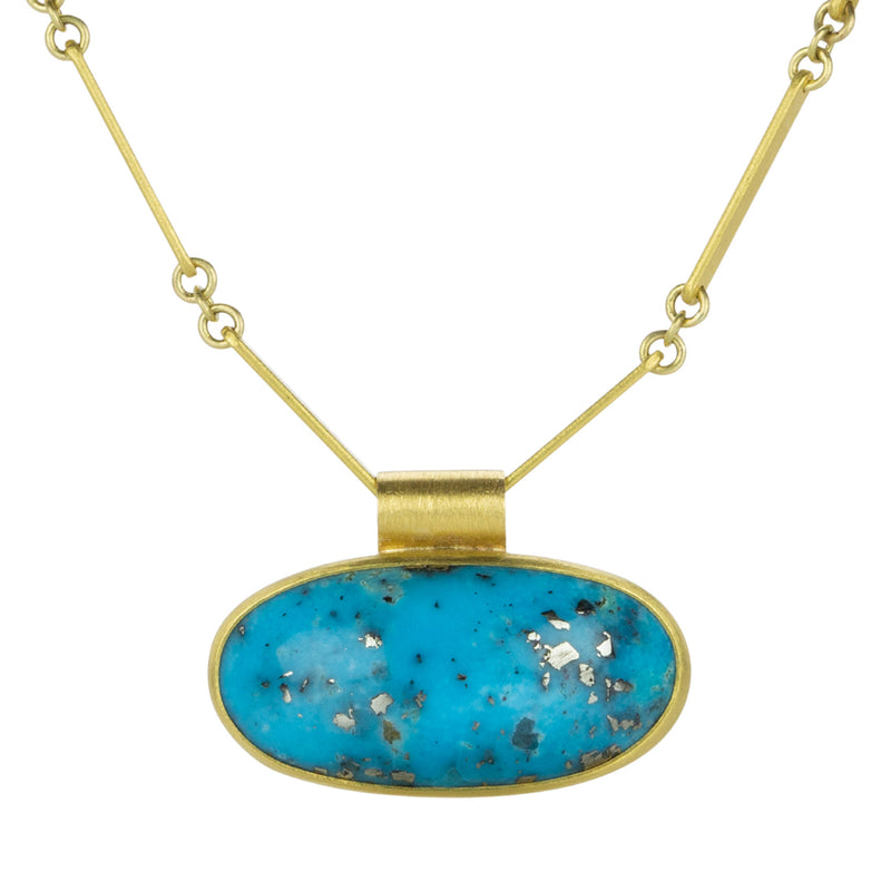 Mallary Marks Turquoise Bamboo Necklace | Quadrum Gallery