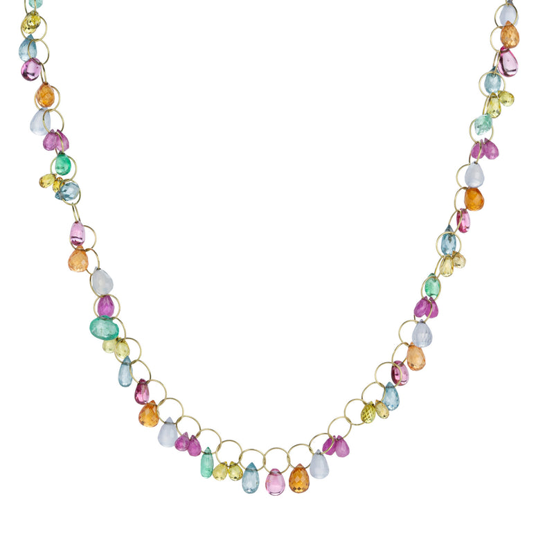 Mallary Marks Multicolored Gemstone Circus Briolette Necklace | Quadrum Gallery