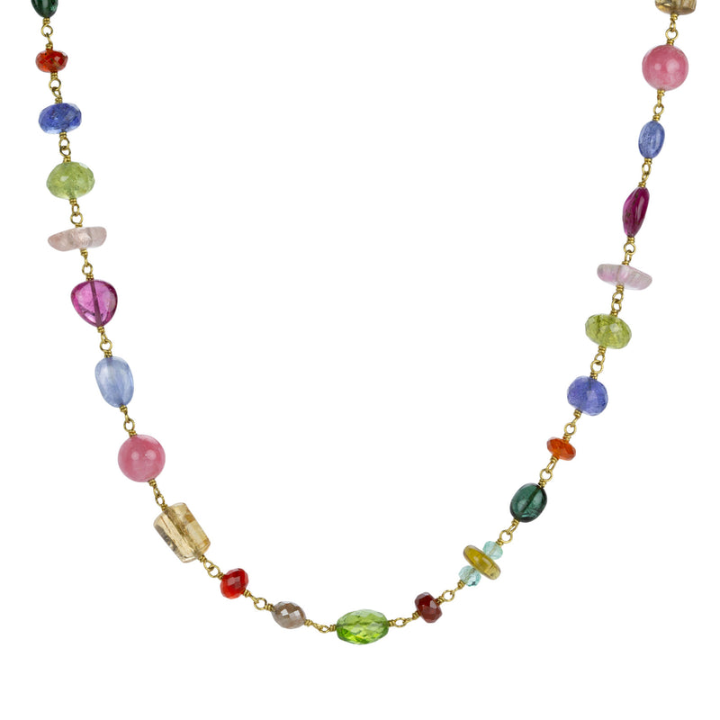 Mallary Marks Mixed Gemstone Spun Sugar Necklace | Quadrum Gallery