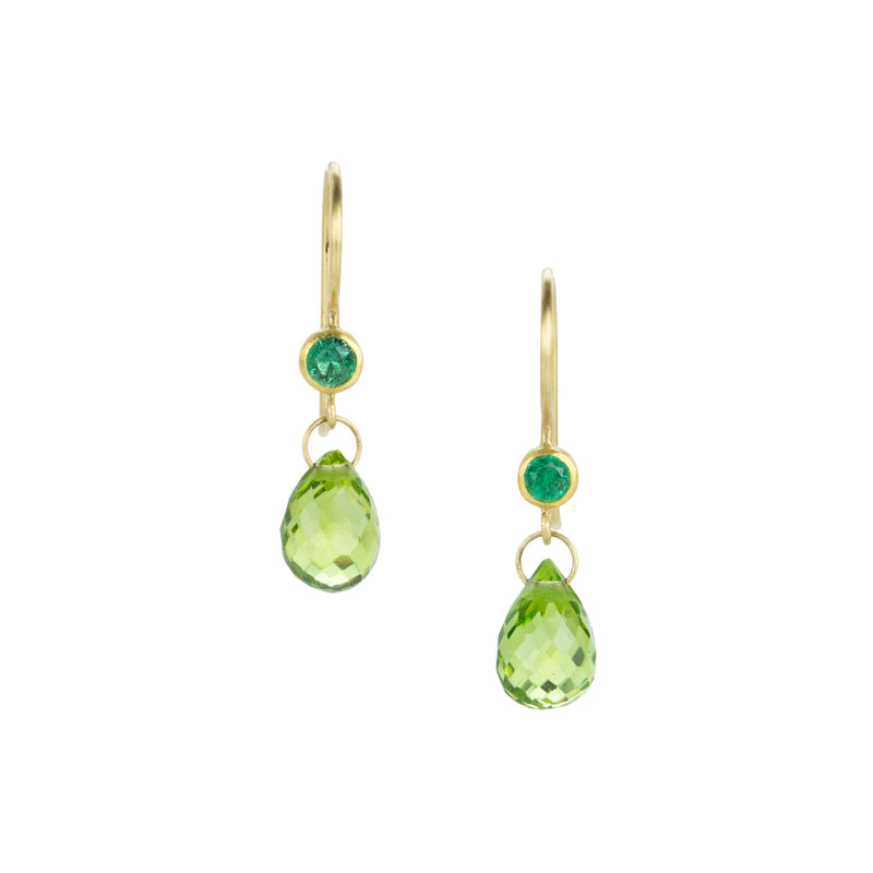 Mallary Marks Emerald and Peridot Apple & Eve Earrings | Quadrum Gallery