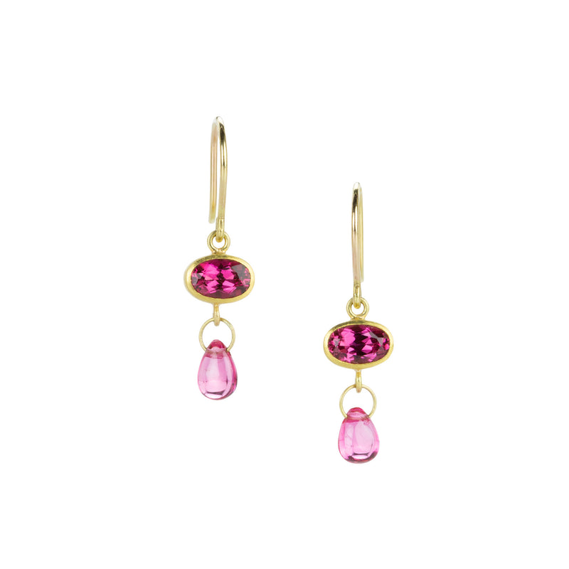 Mallary Marks Rubellite and Spinel Apple & Eve Earrings | Quadrum Gallery