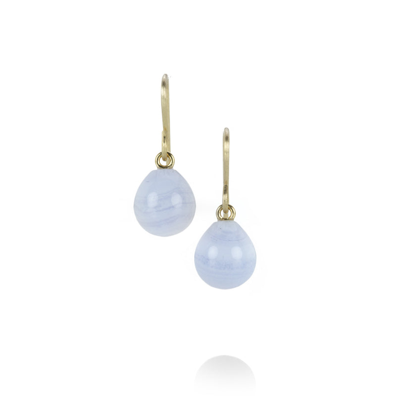 Maria Beaulieu Blue Lace Agate Drop Earrings | Quadrum Gallery