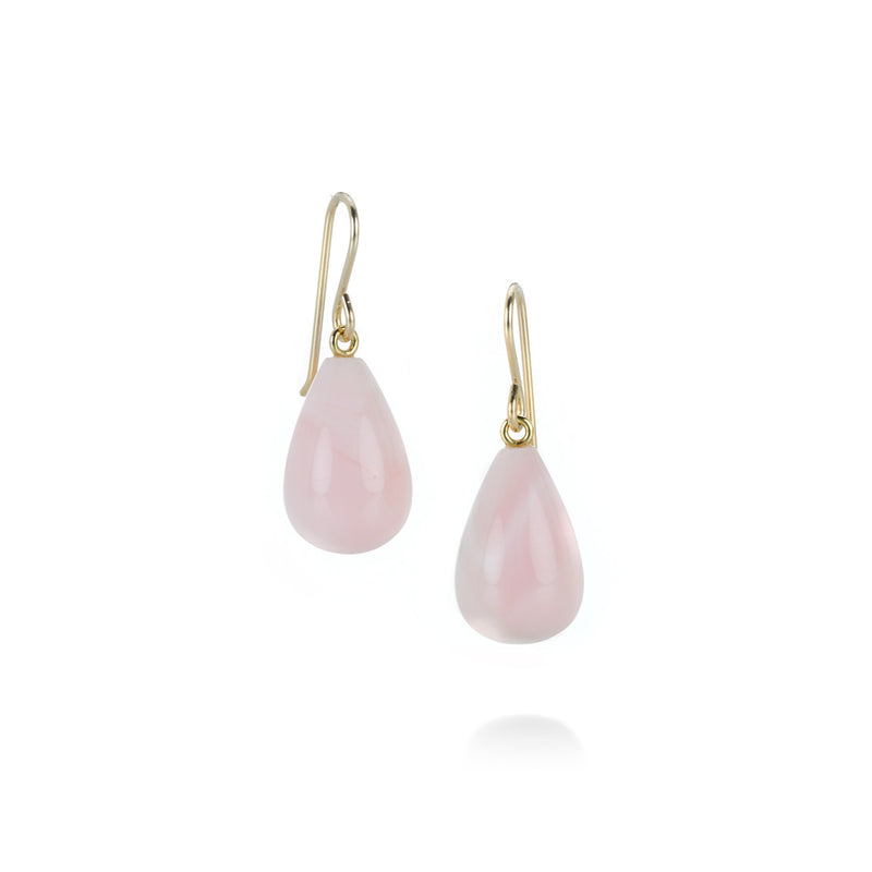 Maria Beaulieu Pink Opal Plump Teardrop Earrings | Quadrum Gallery