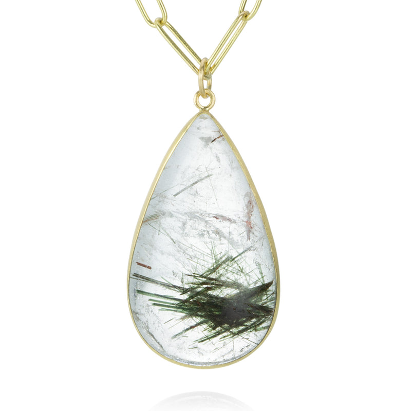 Maria Beaulieu Tourmaline Rutilated Quartz Pendant (Pendant Only) | Quadrum Gallery