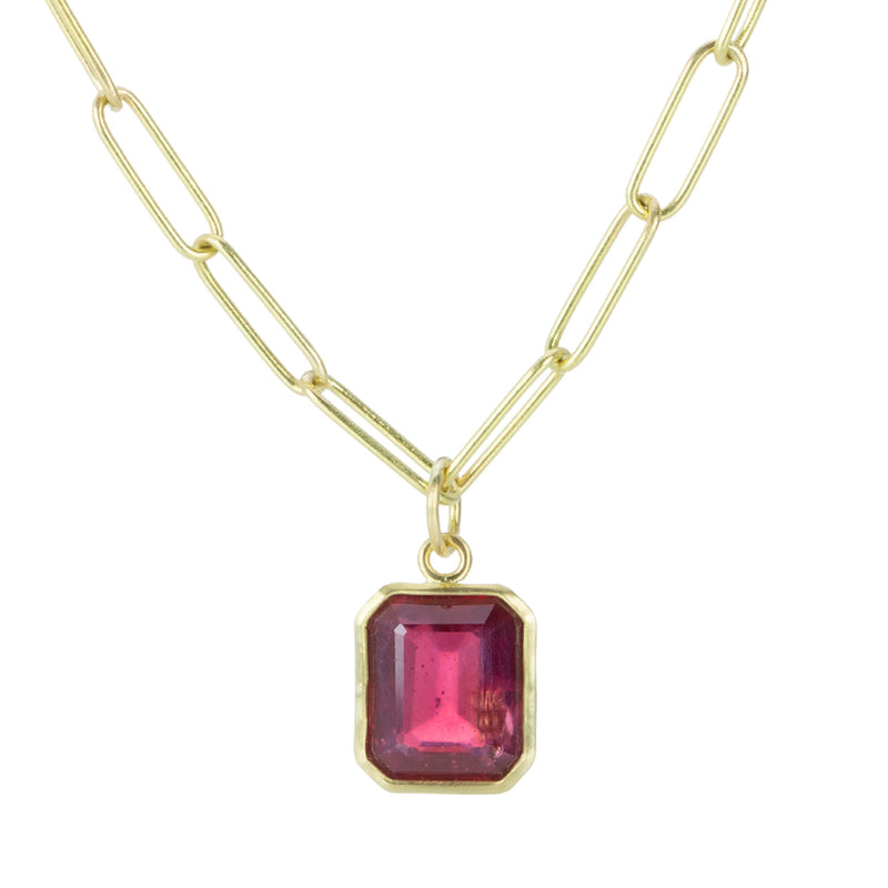 Maria Beaulieu Emerald Cut Ruby Pendant (Pendant Only) | Quadrum Gallery