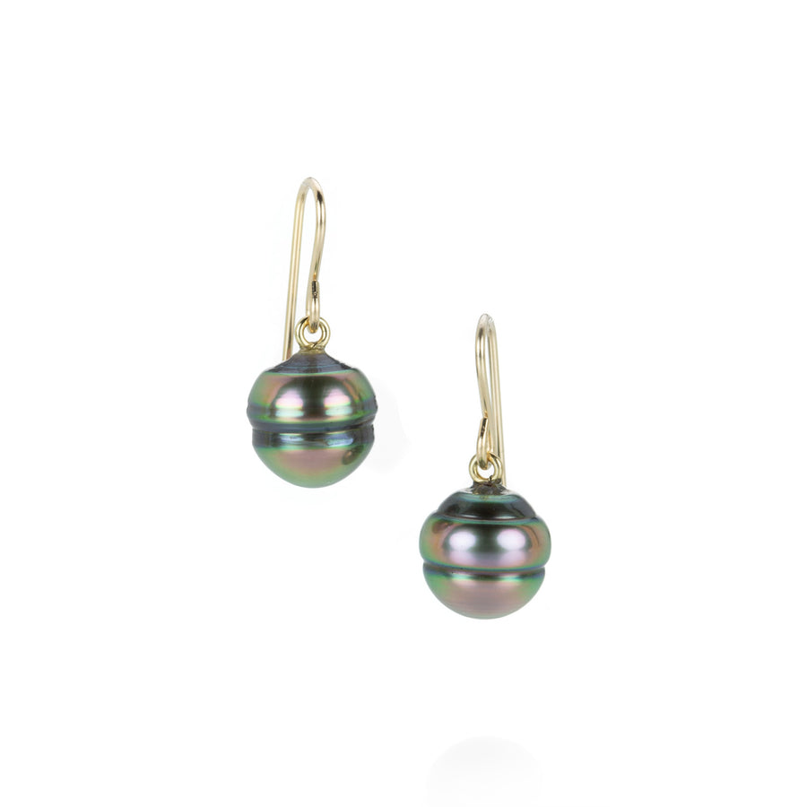 Maria Beaulieu Multicolored Tahitian Circle Pearl Earrings | Quadrum Gallery