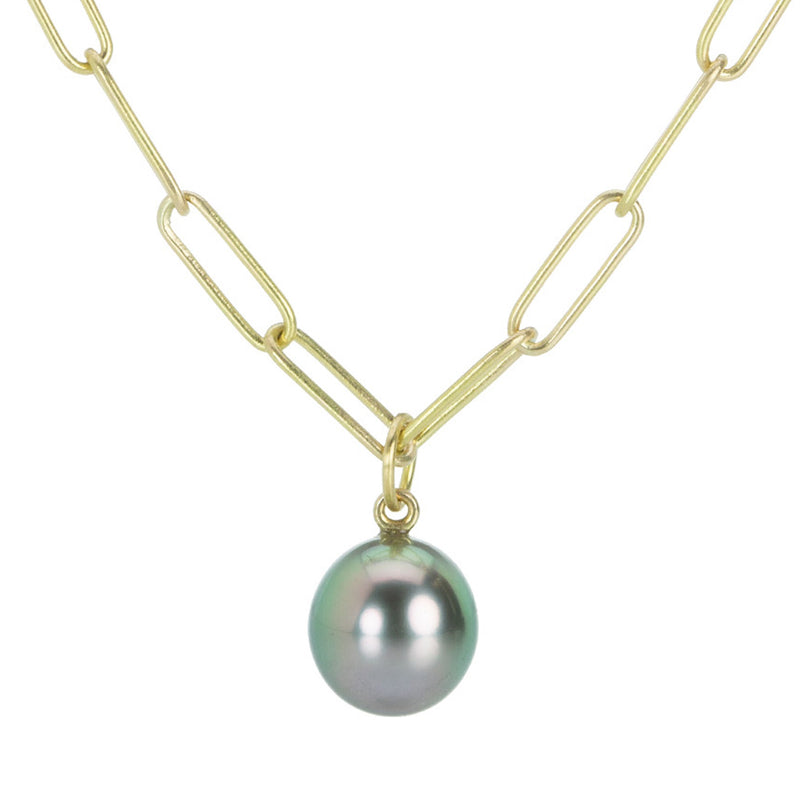 Maria Beaulieu Green Gray Tahitian Pearl Pendant (Pendant Only) | Quadrum Gallery