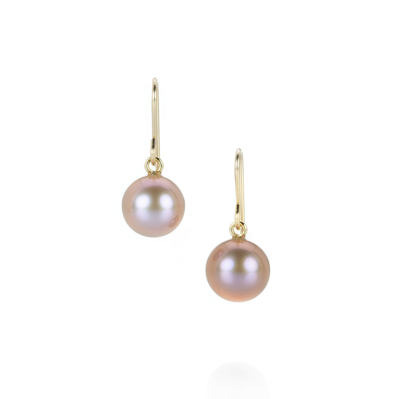 Maria Beaulieu Deep Pink Freshwater Pearl Earrings | Quadrum Gallery