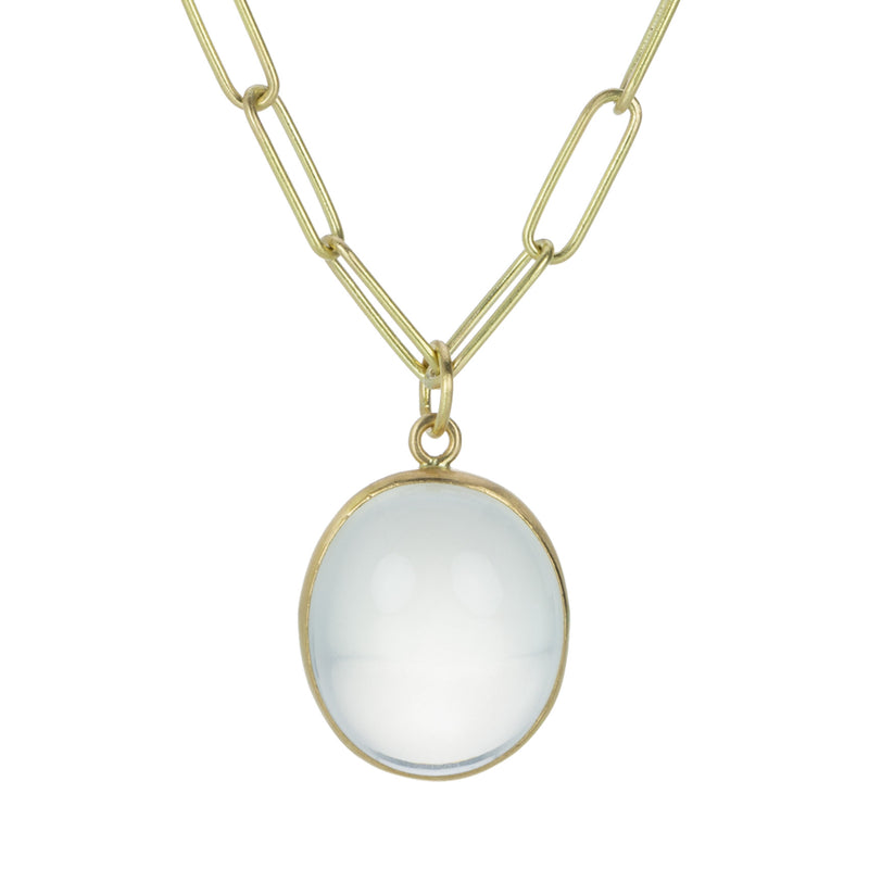 Maria Beaulieu Oval White Moonstone Pendant (Pendant Only) | Quadrum Gallery