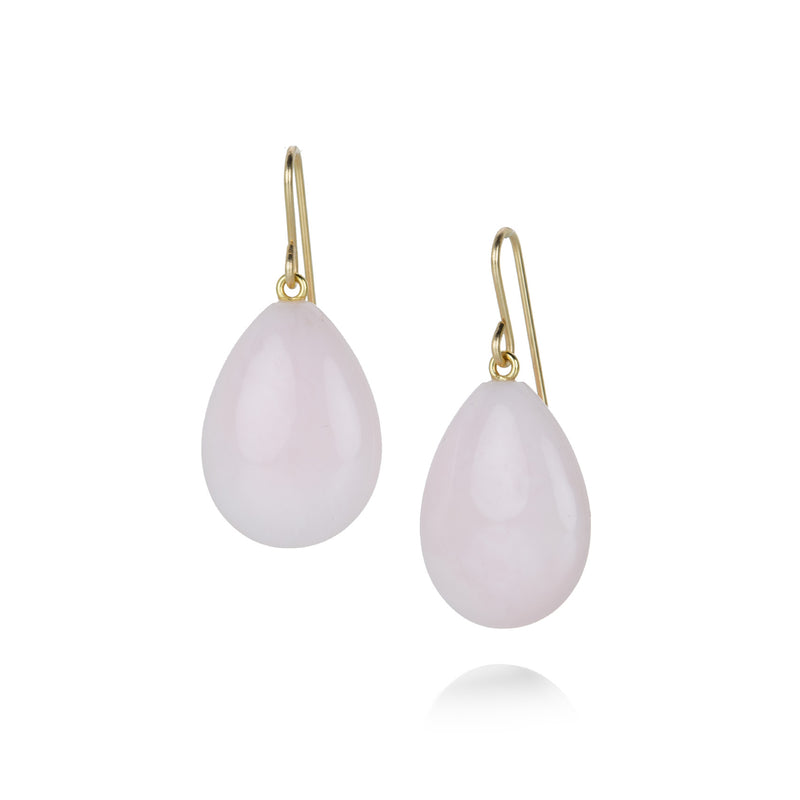 Maria Beaulieu Pale Pink Opal Teardrop Earrings | Quadrum Gallery