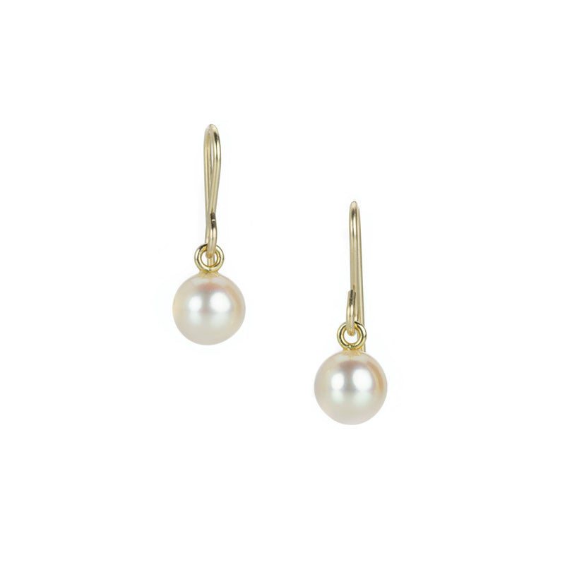 Maria Beaulieu Soft Peach Pink Freshwater Pearl Earrings | Quadrum Gallery