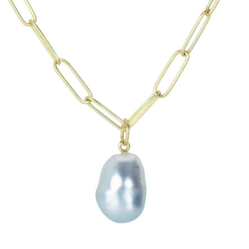 Maria Beaulieu Silver Blue South Sea Pearl Pendant (Pendant Only) | Quadrum Gallery